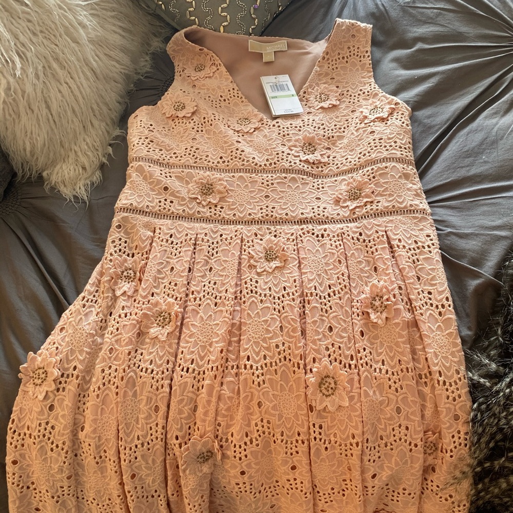 Blush colored Michael Kors dress